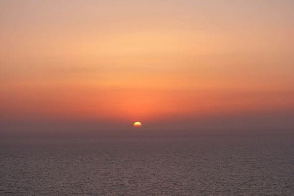 Sunset Trip by Boat