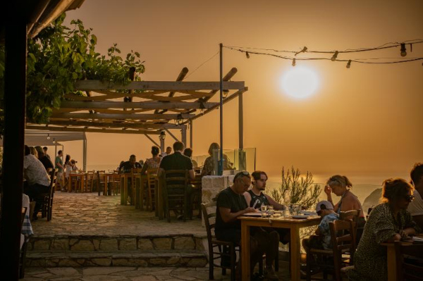Greek Night Sunset